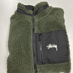Stussy Fleece Jacket (Green)