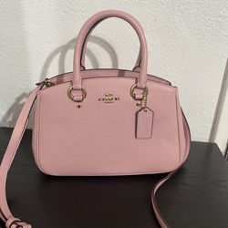 Coach Powder Pink Small Savannah Carryall Satchel