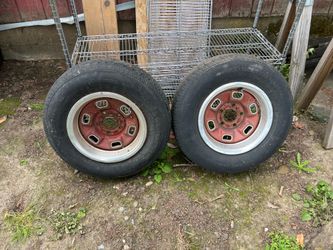2 Cooper Trendsetter SE P205/75 R14 with rims.
