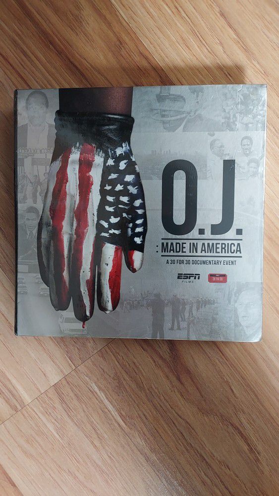 ESPN Films 30 for 30 O J Made in America  DVD 2016 Box Deluxe Set Sealed