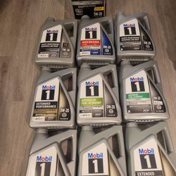 Mobile 1 Oil.  0w20, 5w20,5w30
