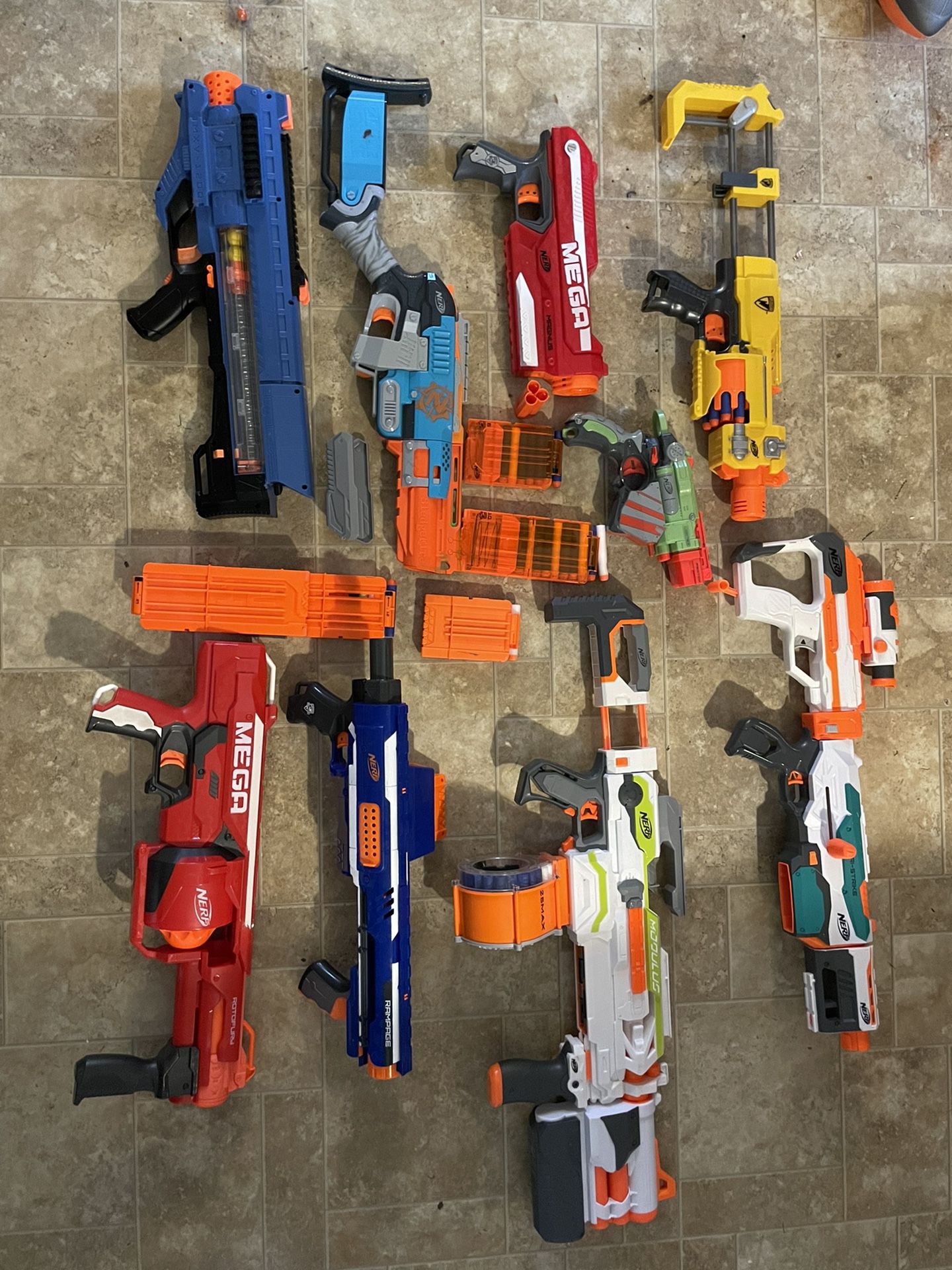 Various Nerf Guns