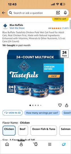 Blue Buffalo Chicken Only for ADULT cats