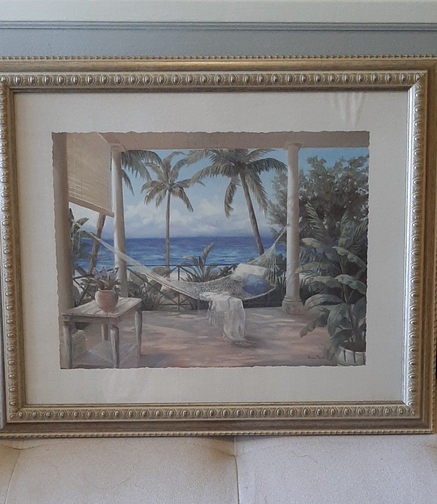Vivian Flash Hammock Beach Wall Art