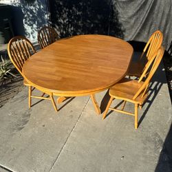 Wooden Table Dining Set 