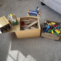Wooden Train Set