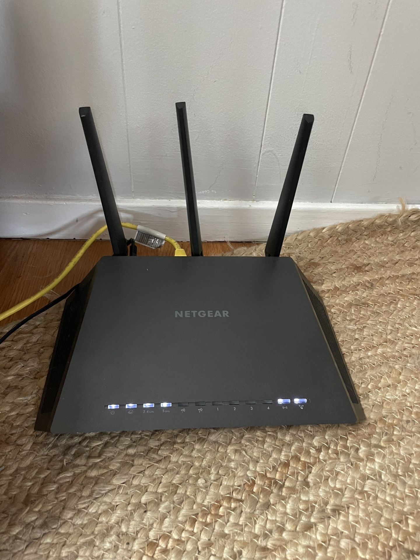 Netgear Nighthawk WiFi Router + Netgear Modem
