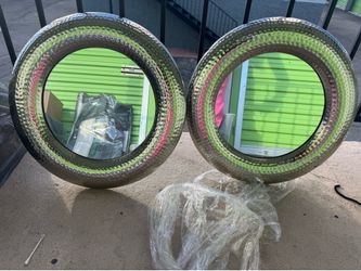 Round Silver Decorative Mirrors