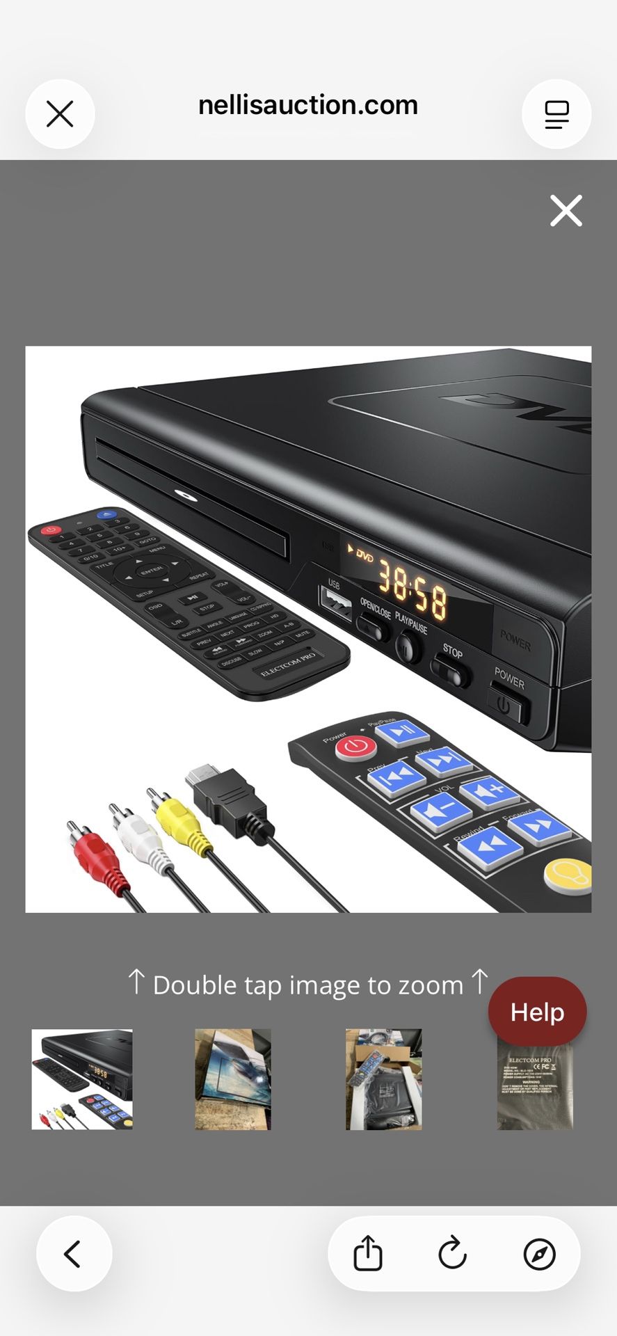 DVD Players For TV With HDMI, DVD Players That Play All Regions, Simple DVD Player For Elderly, CD Player For Home Stereo System, Included HDMI And RC