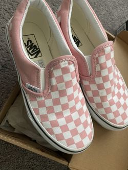 Pink And White Size 2 Vans