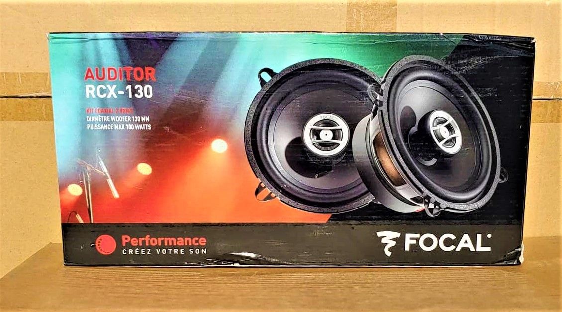 Focal Car Speakers Set 5 1/4" Inch 2-Way Coaxial Speaker System 100 Watts 🚨 Payment Options Available 🚨 No Credit Needed 🚨