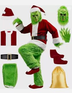 Grinch Costume 3x  Full Set