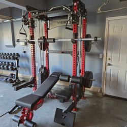 Vesta 2in1 Squat Rack | Functional Trainer | 400lb Weight Stack | Commercial Grade | Pulley |🔴Weights,Bar, & Bench Sold Separately 🔴FREE DELIVERY 🚚