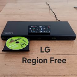 LG All Region Blu-Ray Player with Remote 