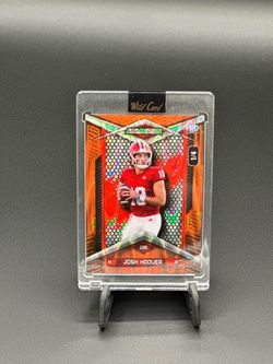Josh Hoover Wild Card Alumination Football Card 1/4