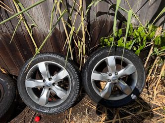 2 wheels with tires size 265/50R20 15” for a jeep grand Cherokee