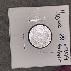.999 silver 1/10th oz