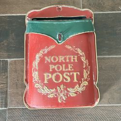 North Pole Post Christmas Mailbox
