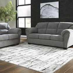 Allmaxx Pewter Living Room Set

