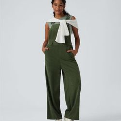 Army green overalls