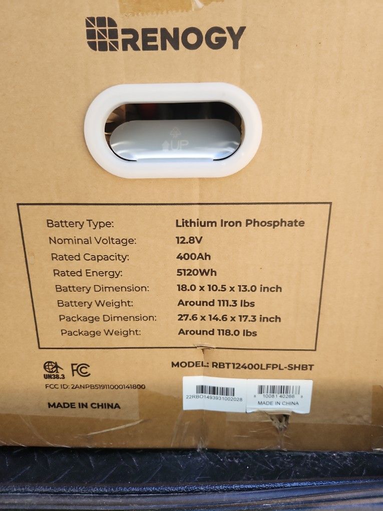 Renogy 400ah Battery