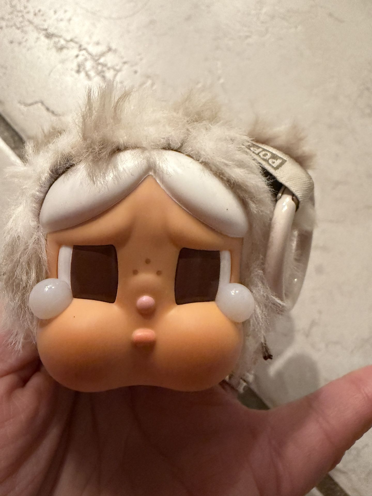 POPMART Authentic CRYBABY Wild but Cutie Vinyl Plush Pendant Vanilla Cutie