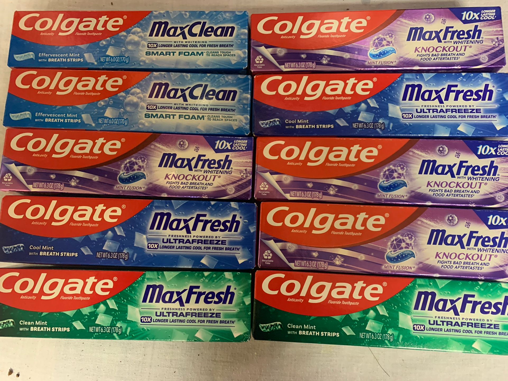 10/$20 Colgate Toothpaste