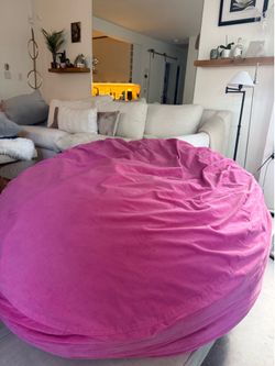 XL Pink Bean Bag