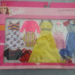 BARBIE 6 PC FASHION PACK 1999