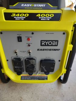 New Ryobi 4000 watt generator.....$450
