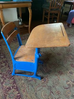 Antique  school desk