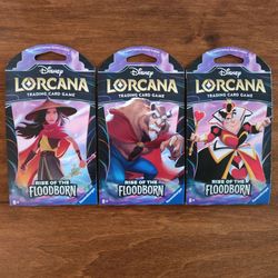 Disney Lorcana: Rise of the Floodborn Sleeved Booster Pack - Rise of the Floodborn (Chapter 2)