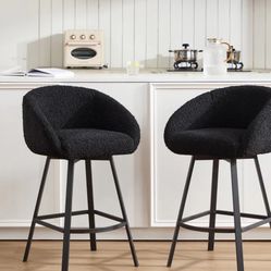 1 Black  Island Stool 