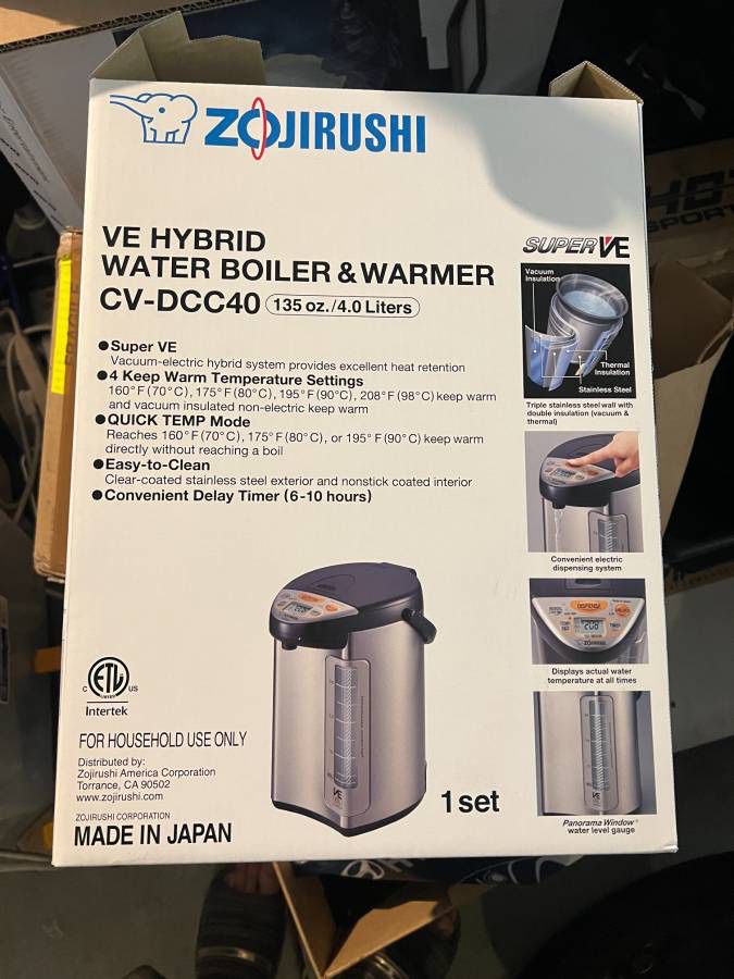 Zojirushi Hybrid Water Boiler and Warmer