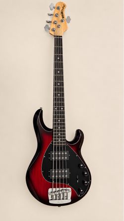 2009 Ernie Ball Music Man StingRay 5 HH | Black Cherry Burst | Ebony + Paua