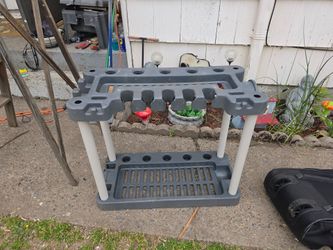 Garden Tool Organizer Rack