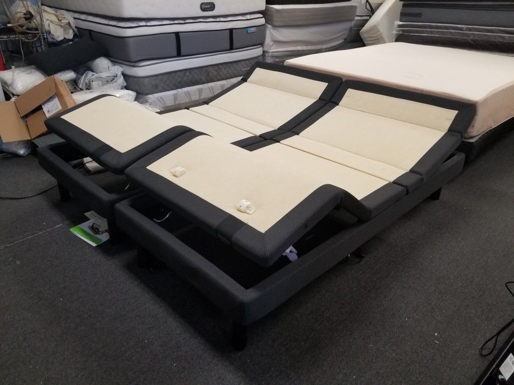 King tempurpedic tempurpedic ergo extend adjustable bed bases, open