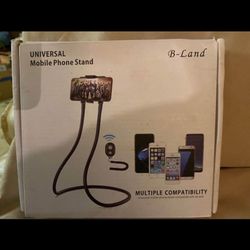 UNIVERSAL MOBILE PHONE STAND by B-LAND - Multiple Compatibility - BLACK - NEW! - Picture 1 of 13 UNIVERSAL MOBILE PHONE STAND by B-LAND - Multiple Com