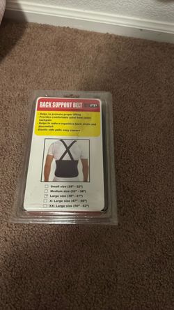 Large brand new back support belt
