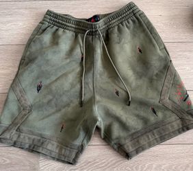 Travis Scott x Jordan Washed Suede Sweatshorts (Sample) - Size Medium