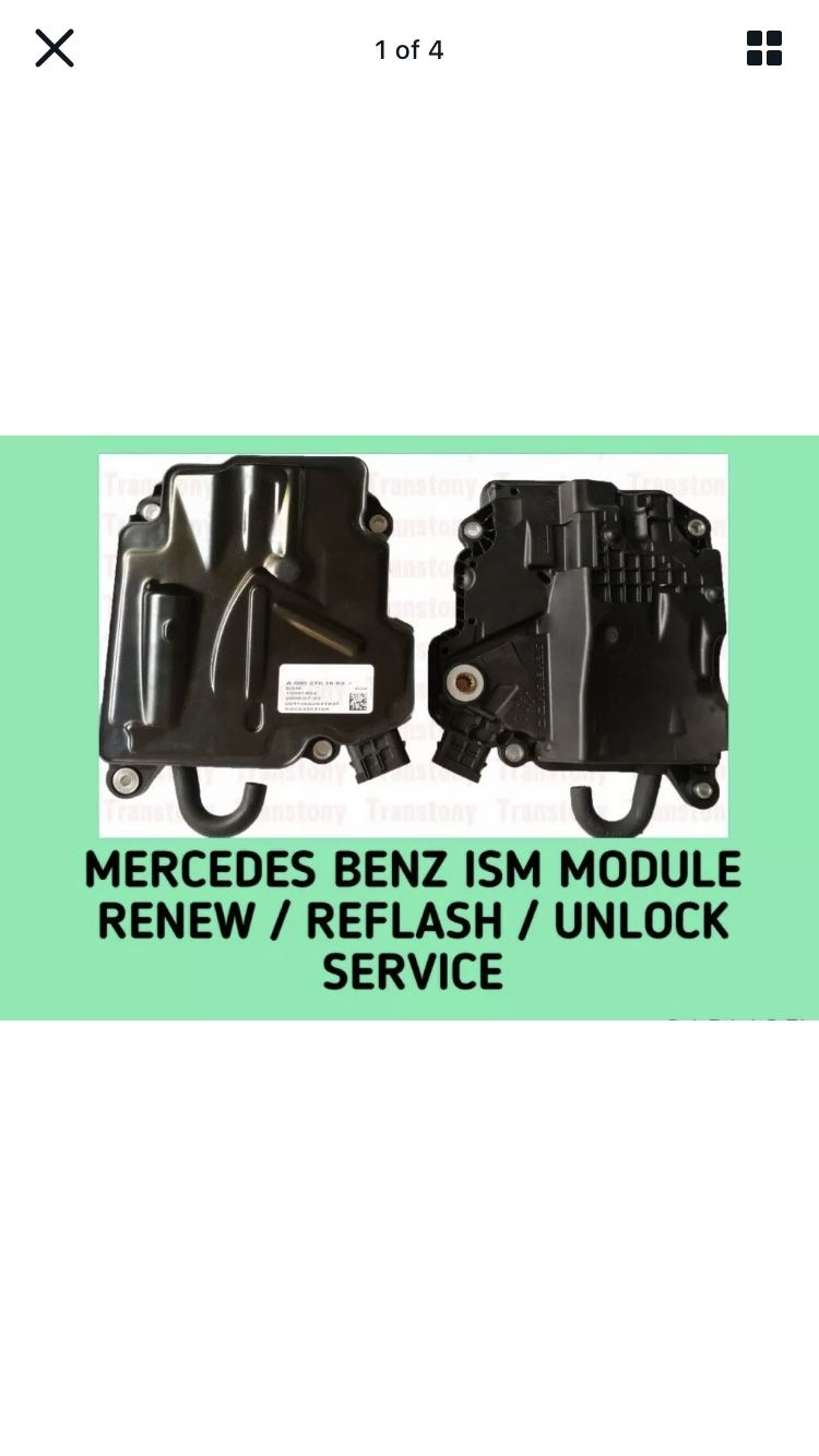 ISM / INTELLIGENT SERVO CONTROL MODULE SHIFTER MODULE RENEWAL / REFLASHING for Mercedes Benz