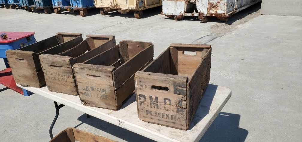 Vintage Wooden Crates 5