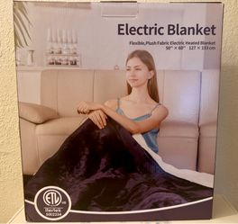 Plush Electric Blanket 50x60
