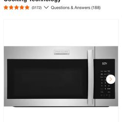 Frigidaire Gallery 1.9 cu. ft. Over the Range Microwave in Smudge-Proof Stainless Steel with Sensor Cooking Technology
