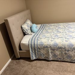 Queen bed and mattress