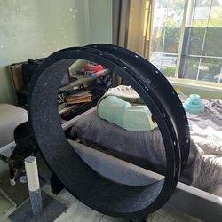 One Fast Cat - Cat Exercise Wheel - Latest Model - Safe 48" Diameter
