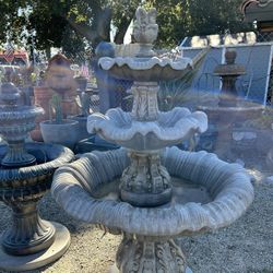 New Water Fountain Made Out Of Cement Perfect Gift 💝 