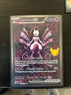 Mewtwo ex Secret Rare 30th anniversary