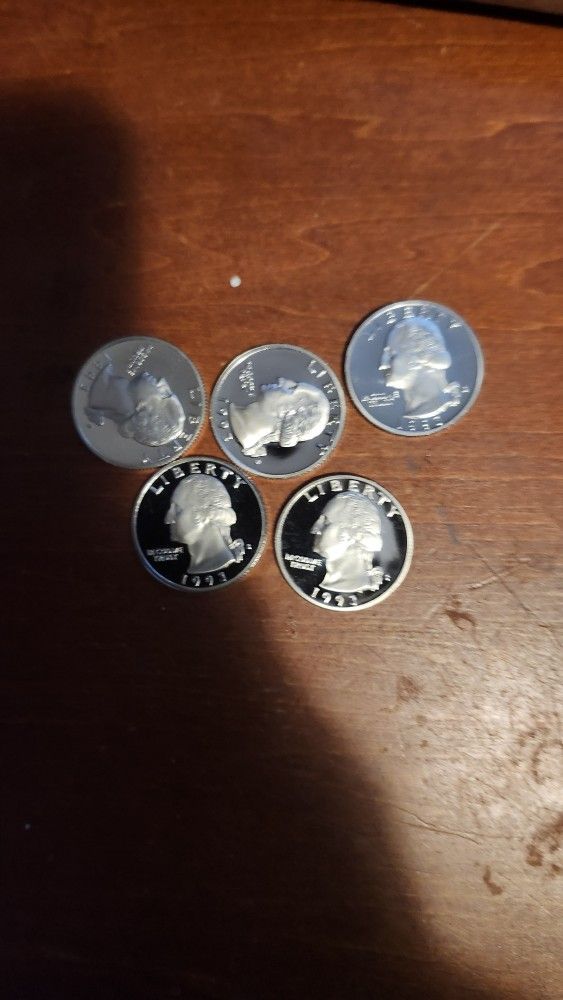 Roll Proof 1970 Quarters