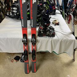 Nordica Ski Package With Boots And Grip Walk Bindings